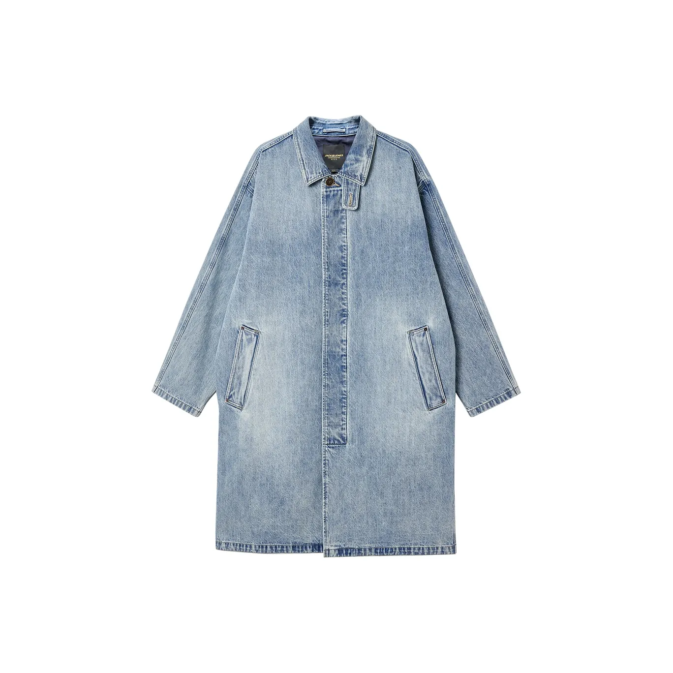 JACK JONES E40 Light Denim Blue Men's Jackets JACK JONES E40 Светлый Деним Синий Мужские Куртки