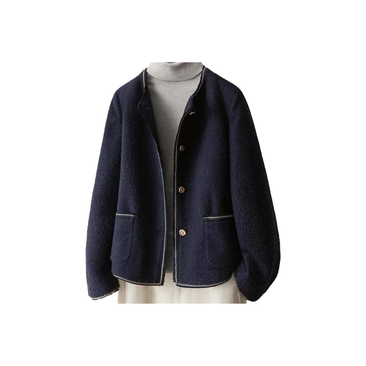 IHIMI Куртки и Пальто Женские Темно-Синий