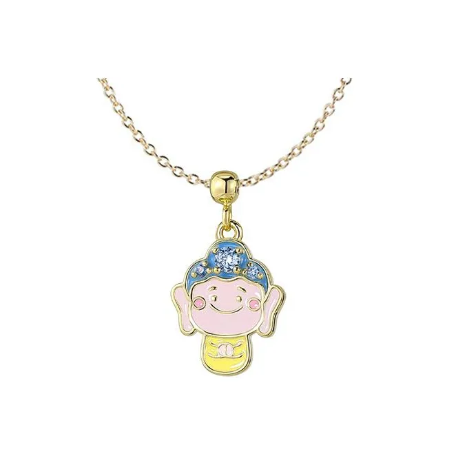 KADER Золото-покрытое Медное Ожерелье Женское