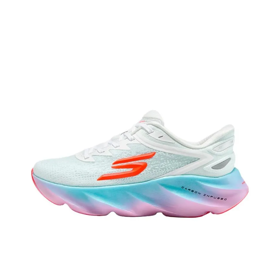 Skechers WOMEN'S GO Series Амортизация Поддержка Низкий Топ Повседневные Беговые кроссовки Женские Белые