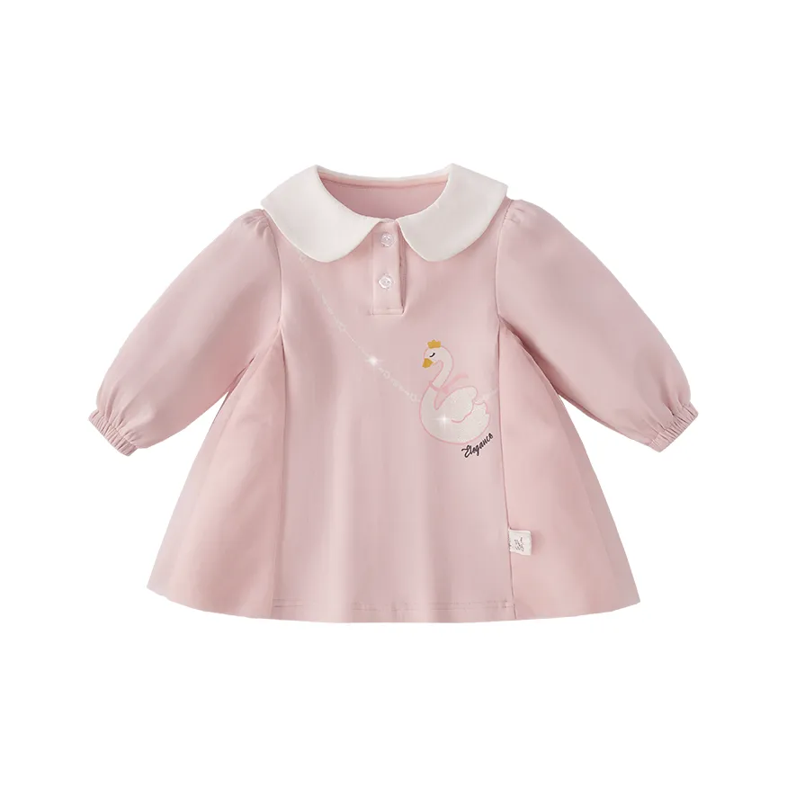 JELLYBABY Отложной воротник Толстовка Платье