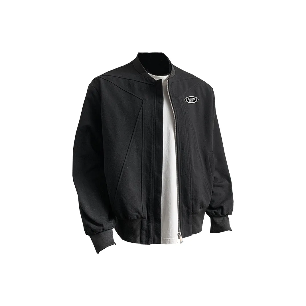 WARNING LIGHT Черный Унисекс Куртки