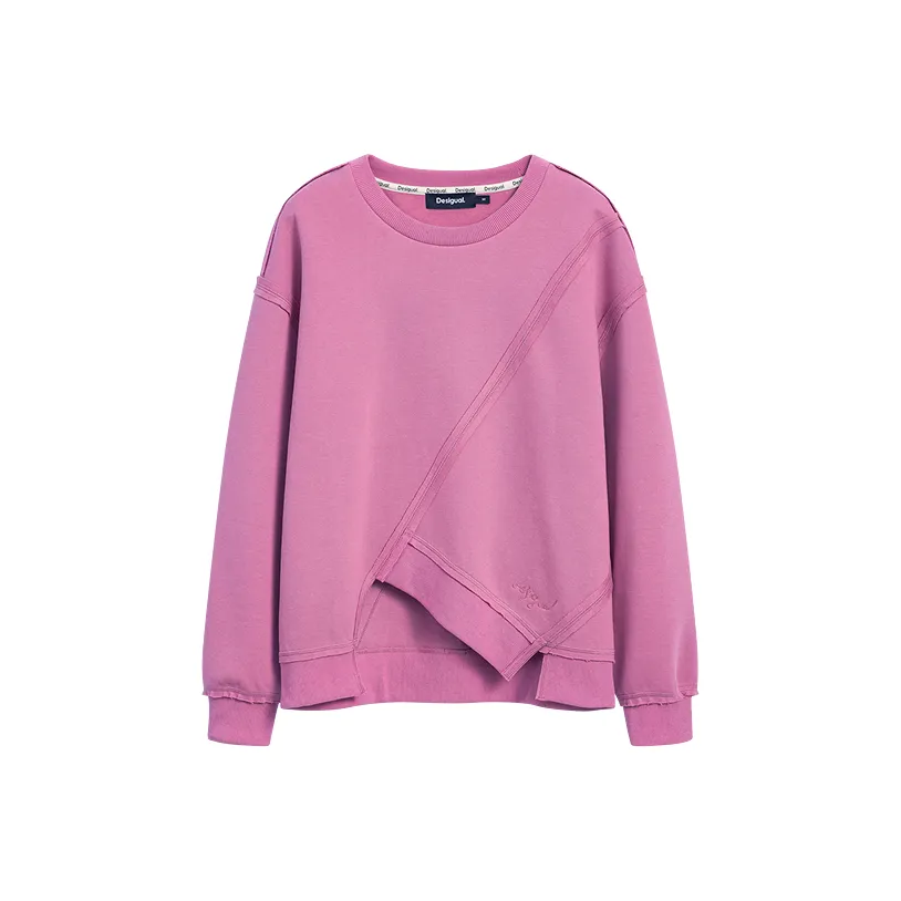 Desigual Фуксия Женские Свитшоты