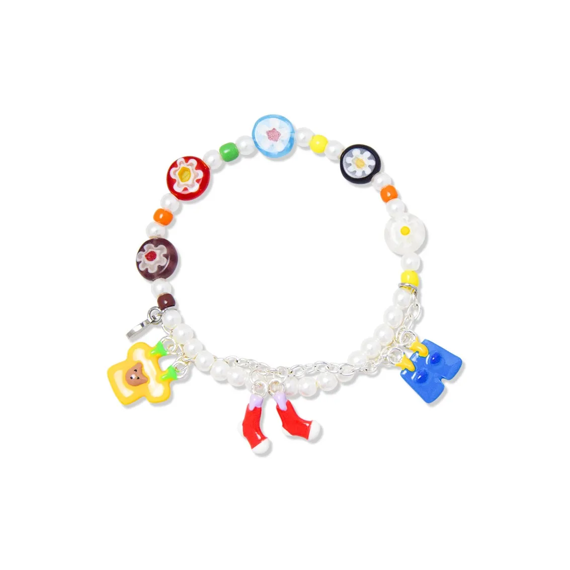 AWE Цветное стекло титановая сталь браслеты женские