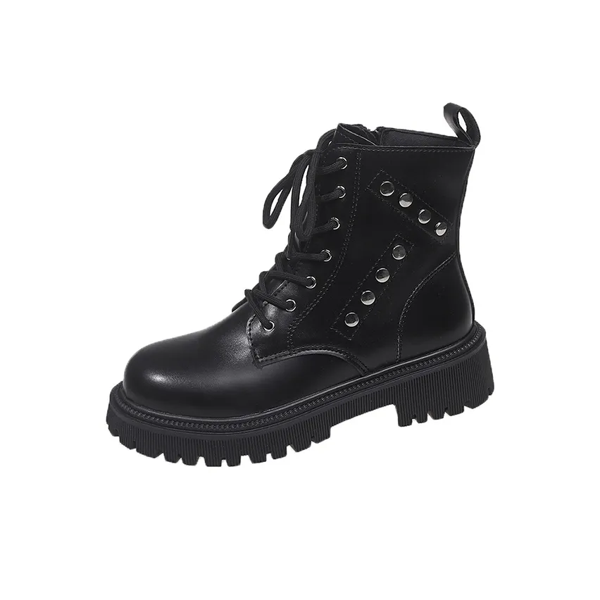 Wuji Короткие ботинки Martin с молниями женские