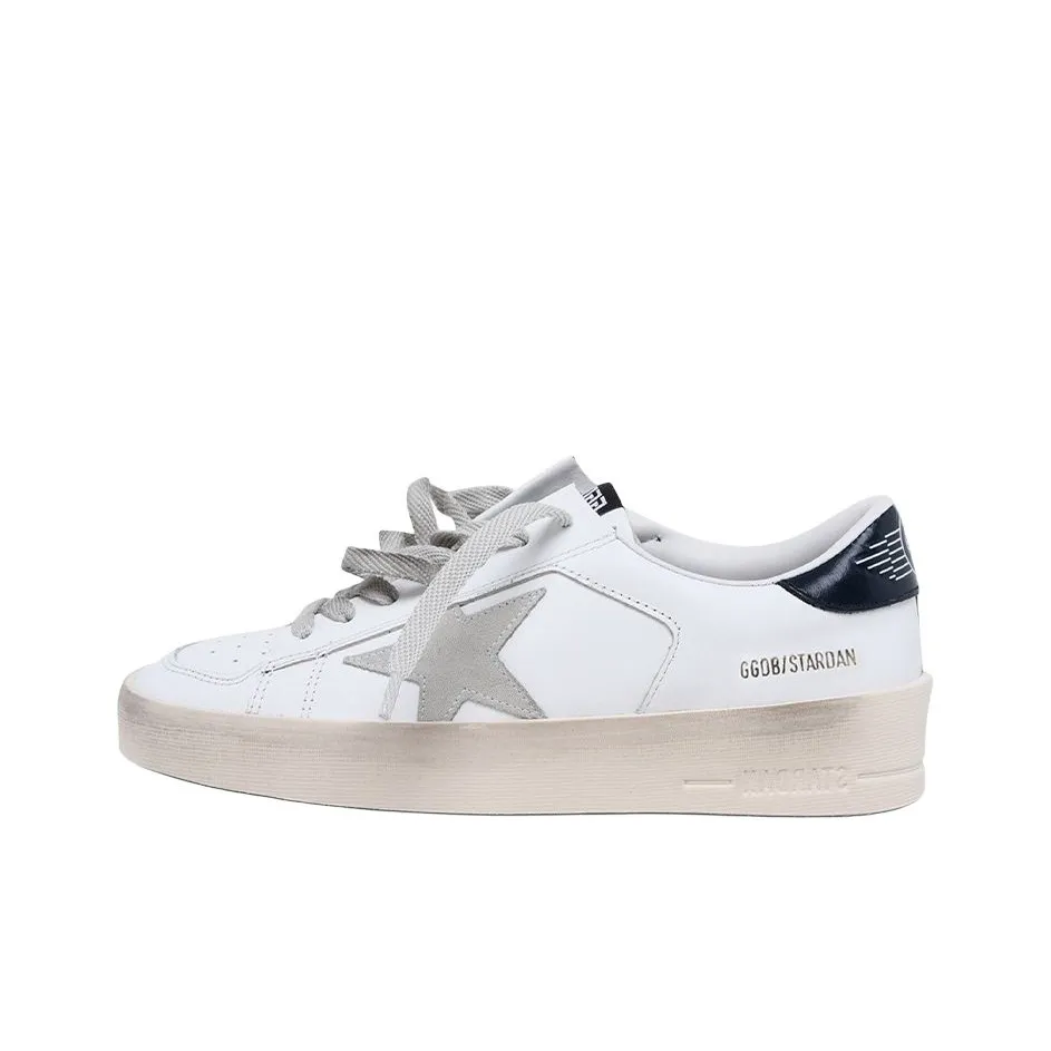 Golden Goose Stardan Skateboard Shoes Women's Low Top White/Black