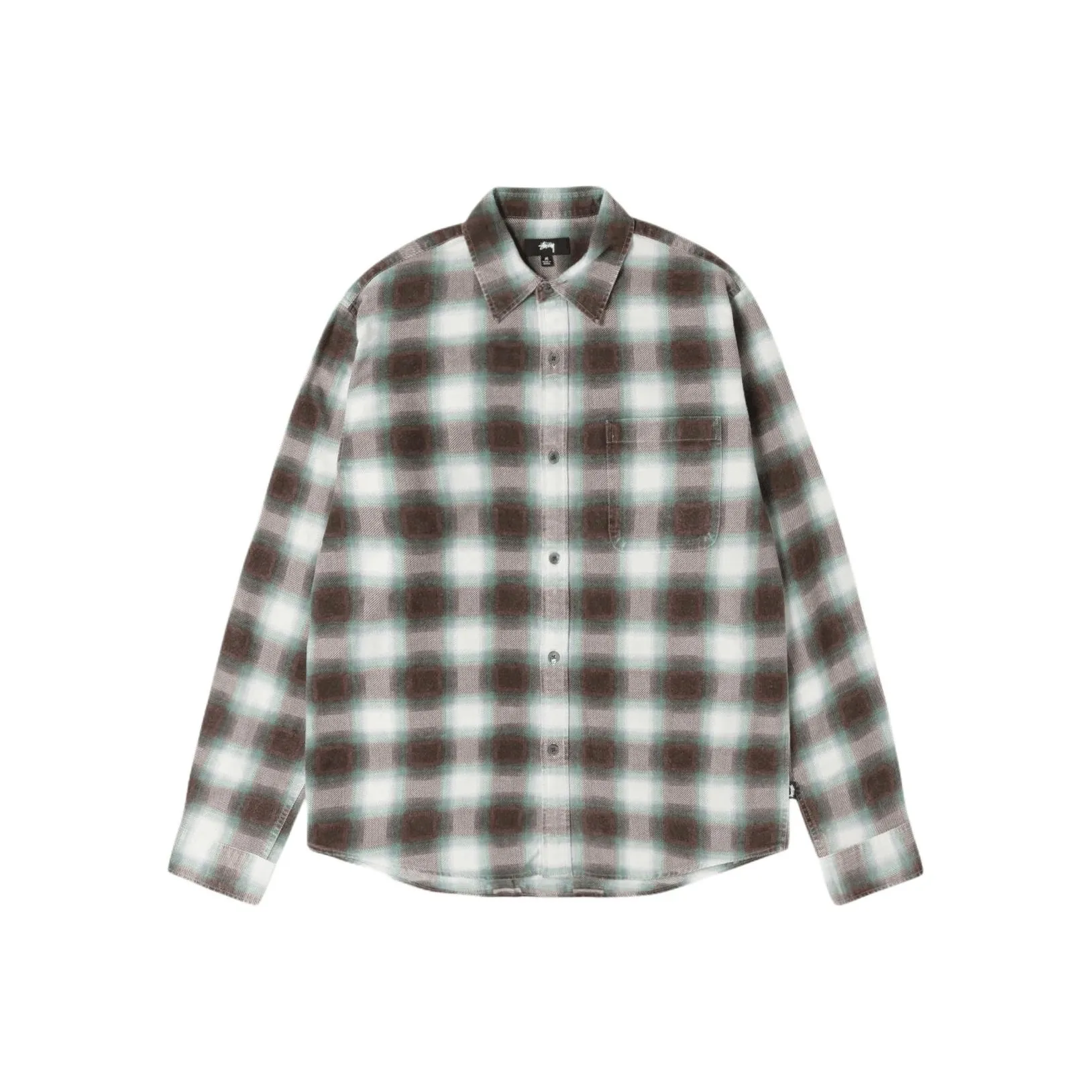 Stussy FW25 JUNE Клетчатая рубашка унисекс