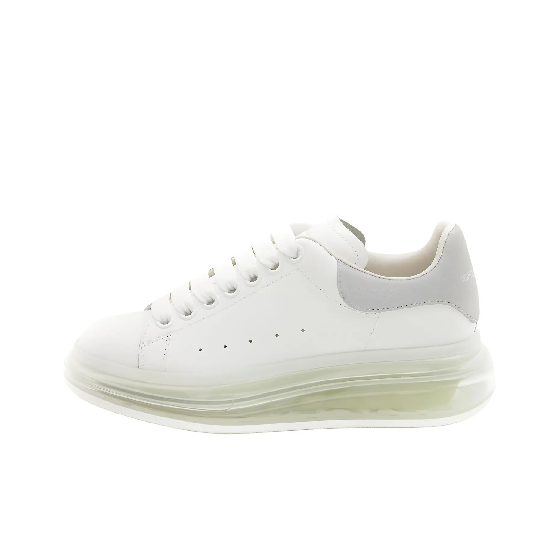 Alexander McQueen Running Shoes Women's Low Top Silver