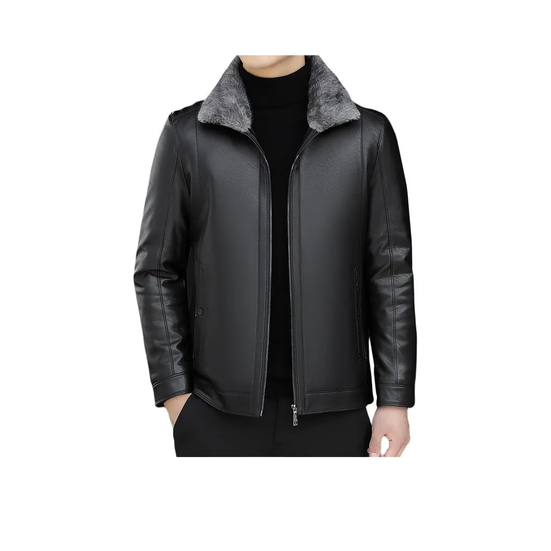 Vintage Cars Кожаная куртка Мужская