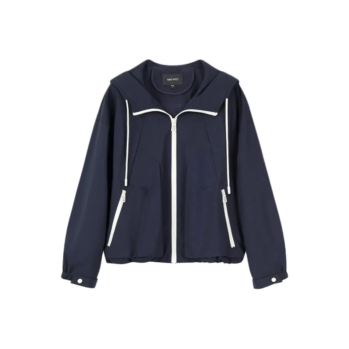 NINE WEST Темно-синий женский короткий пальто