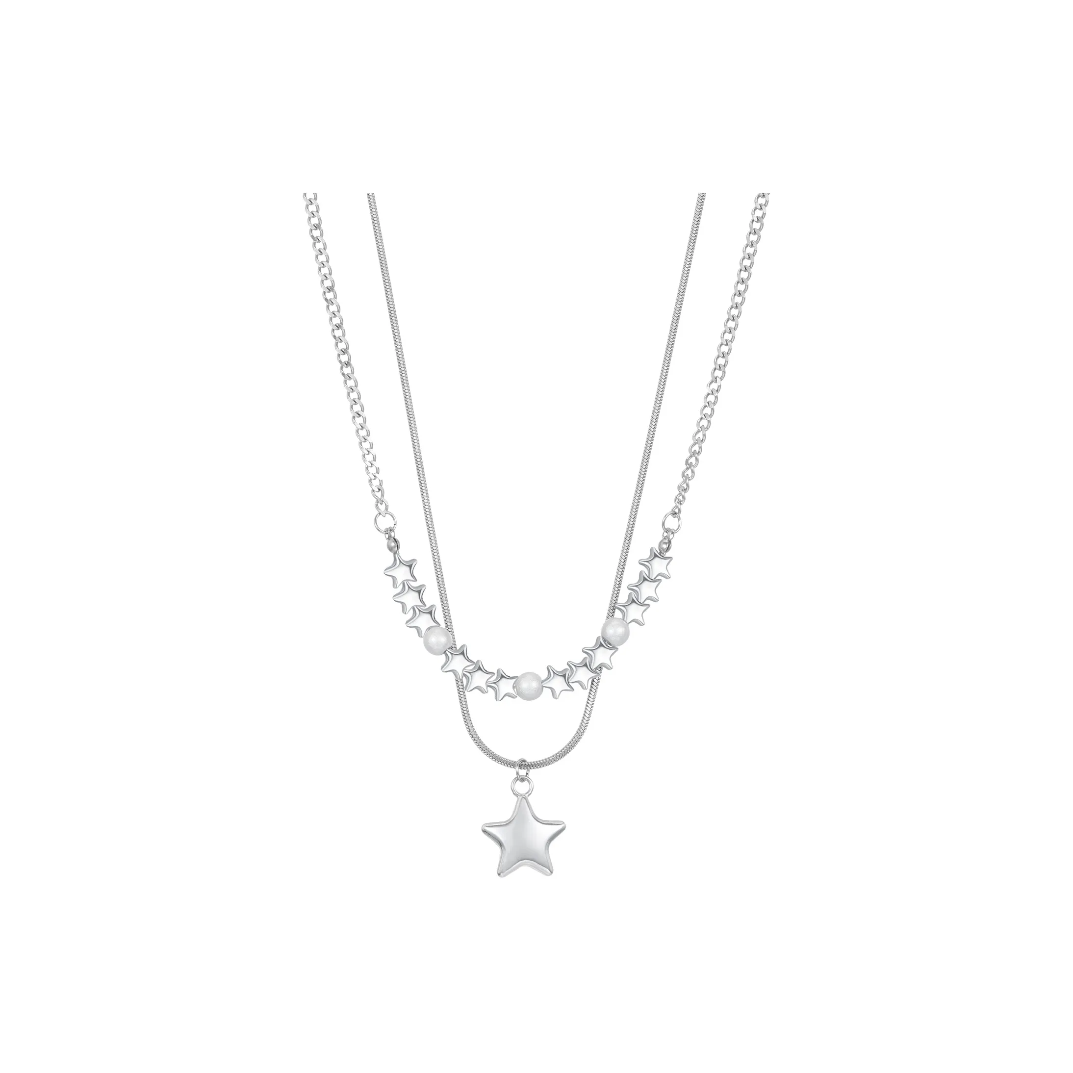 JianKai Титановые стальные ожерелья женские