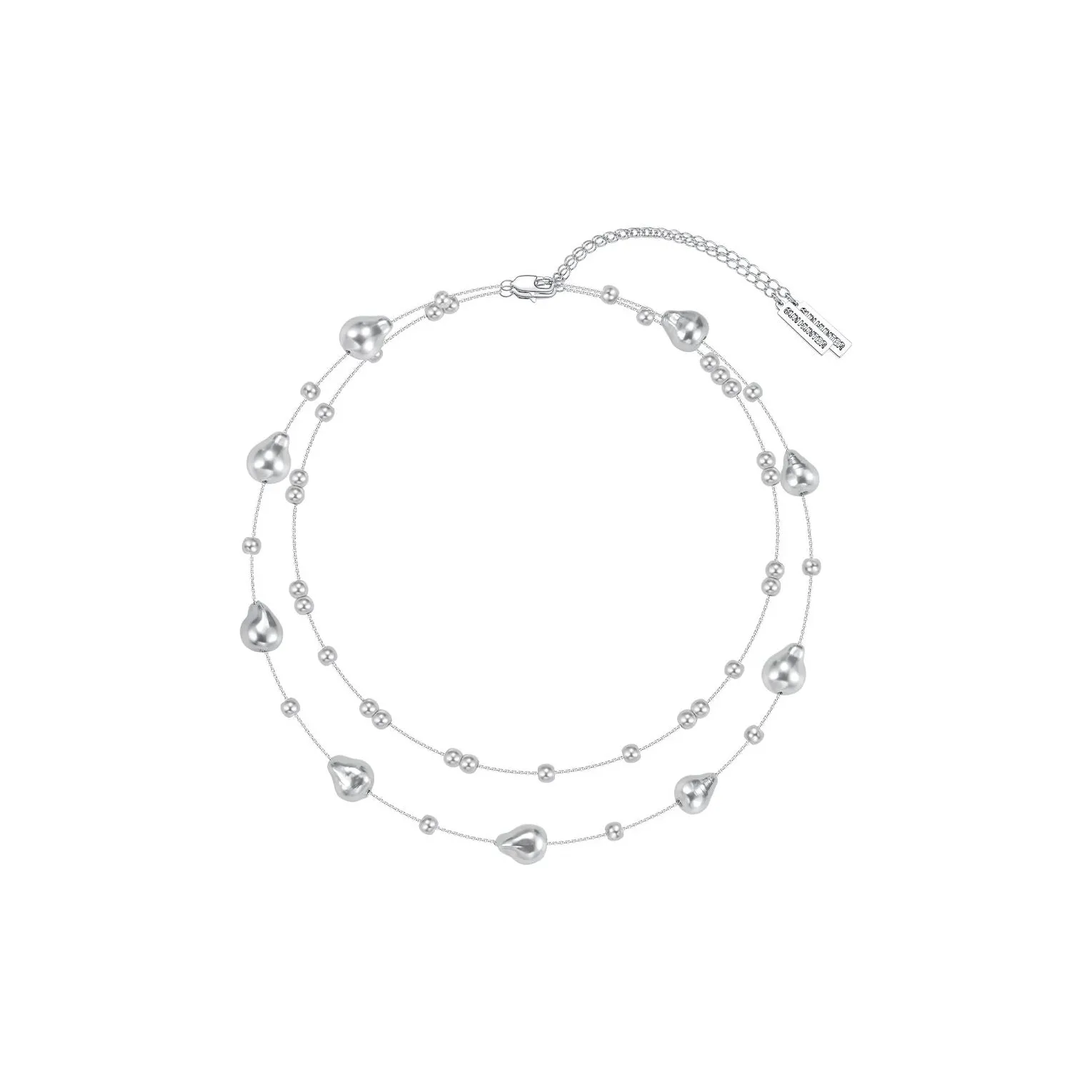 SUN HUNTER Белое золото с медным покрытием ожерелья женские