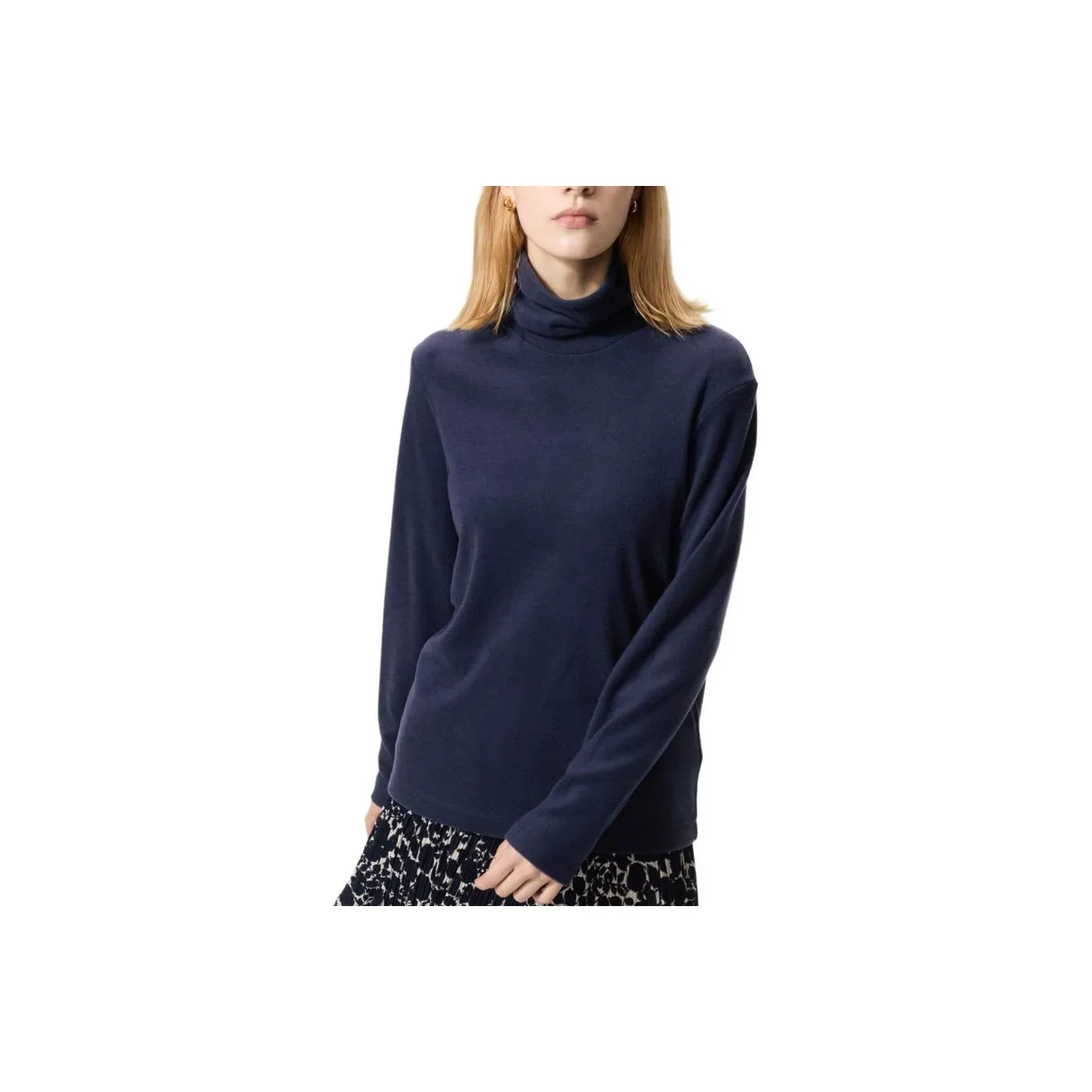 UNIQLO Морской синий Женские T-рубашки