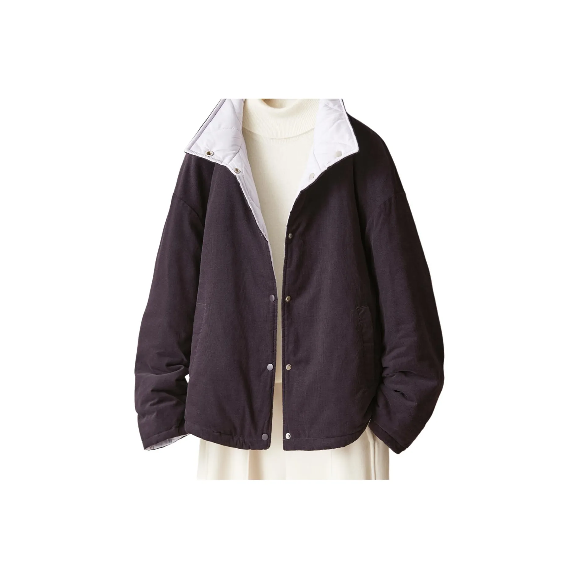 IHIMI Сливовый фиолетовый Женские пуховики