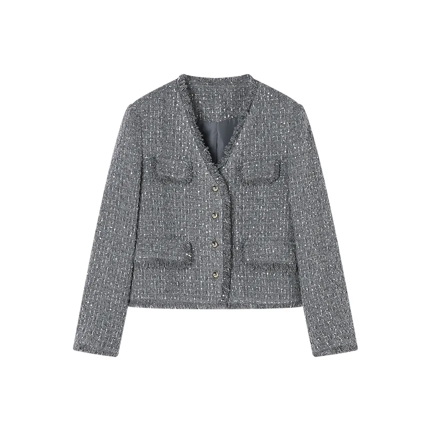 XIANGYING Средне-серый Женские Куртки