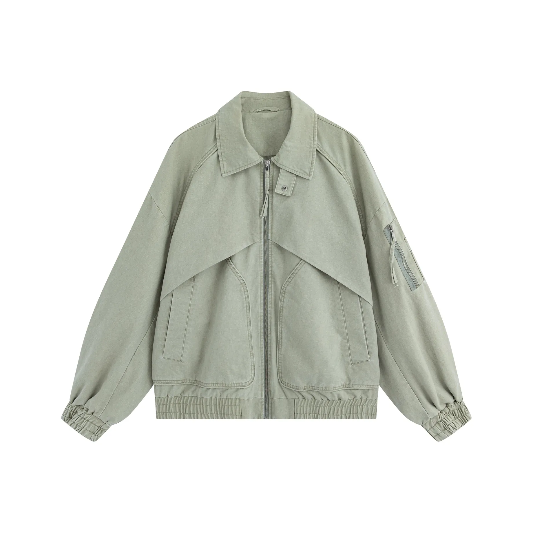 RIVER STONE Светло-зеленый унисекс куртки