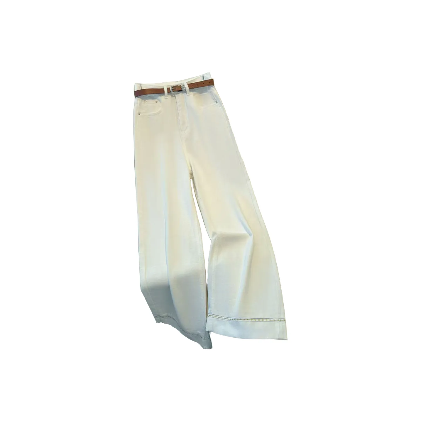 MH Молоко Белый Женские Джинсы