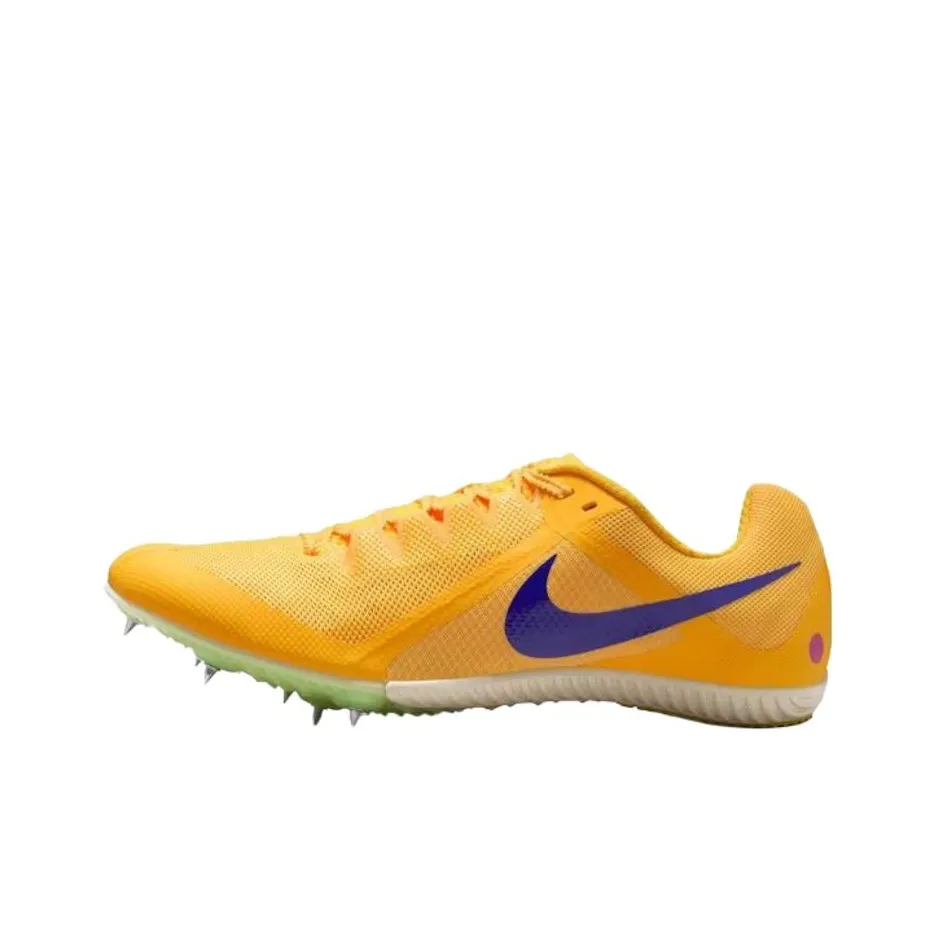 Nike Zoom Rival Multi Тренировки Спринт Track Field Соревнование Беговые кроссовки Унисекс Лимон