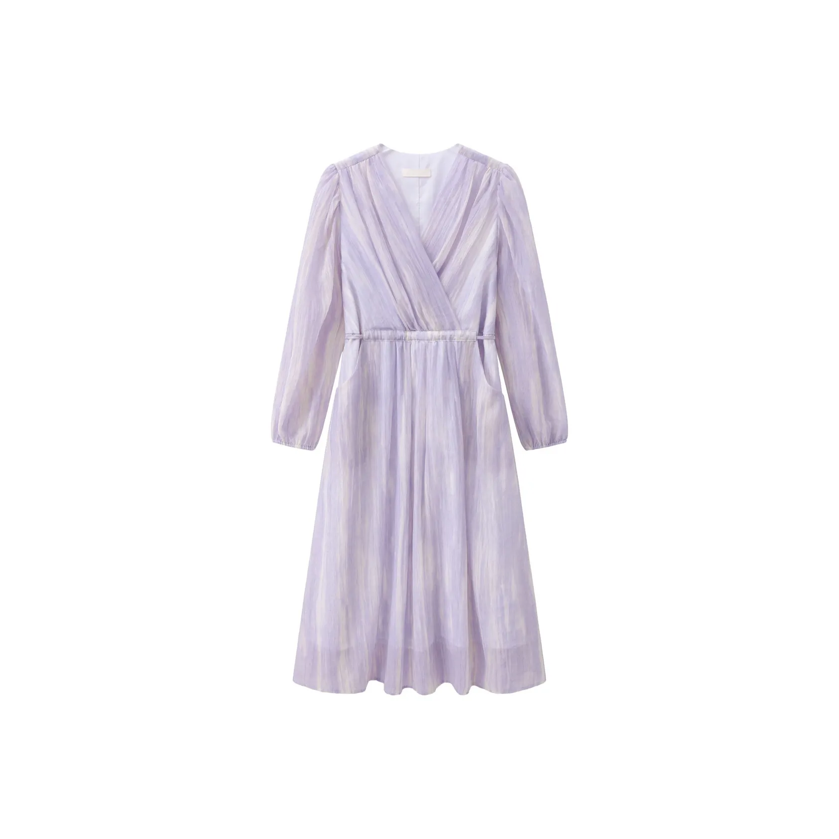 Another Alley Длинное платье с длинными рукавами женское