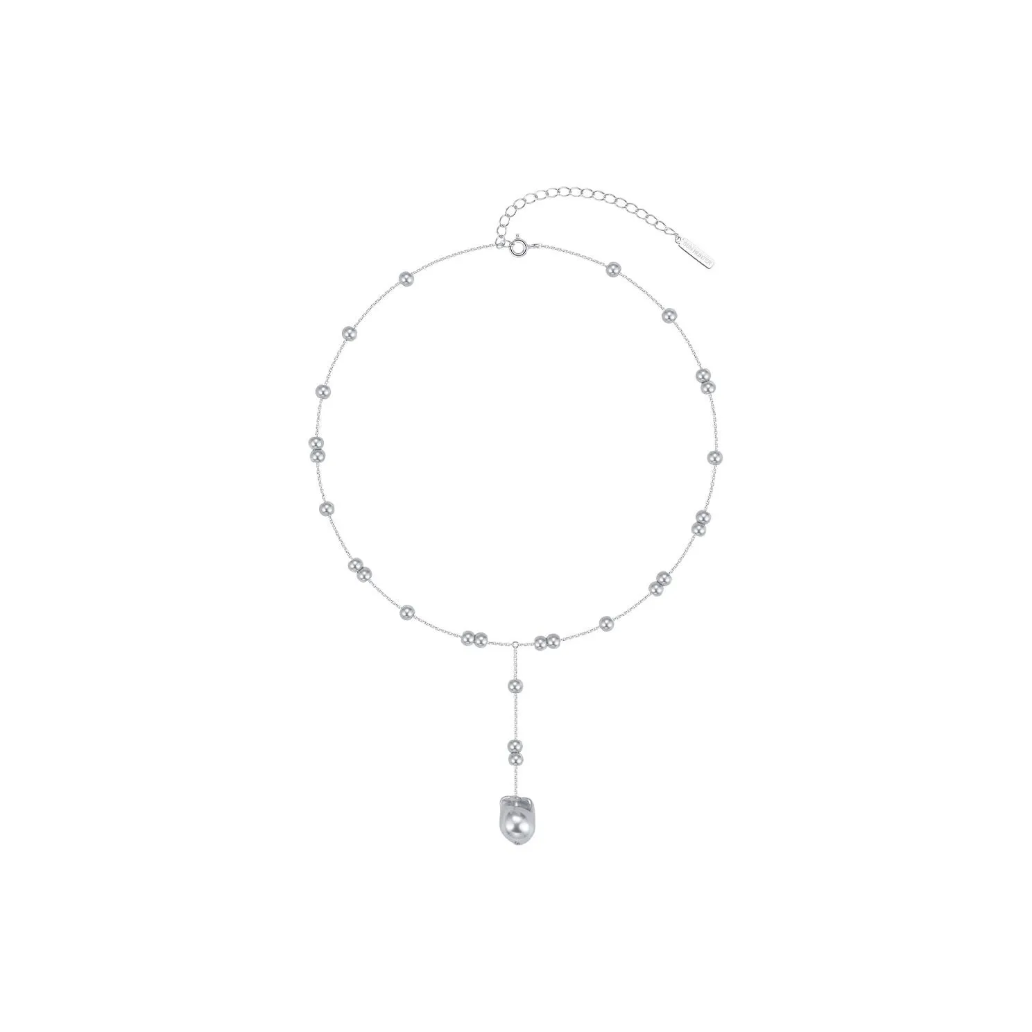 SUN HUNTER Серебро S925 Белое золото Ожерелье Женское