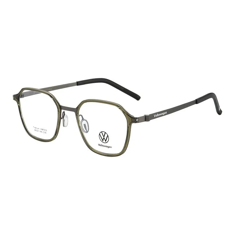 Фольксваген B Титановый сплав Нерегулярная форма Оправы для очков Унисекс