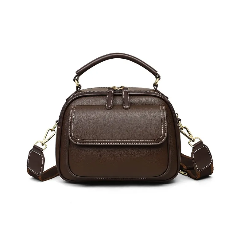 OUBOTE Сумка из синтетической кожи стандартная женская коричневая