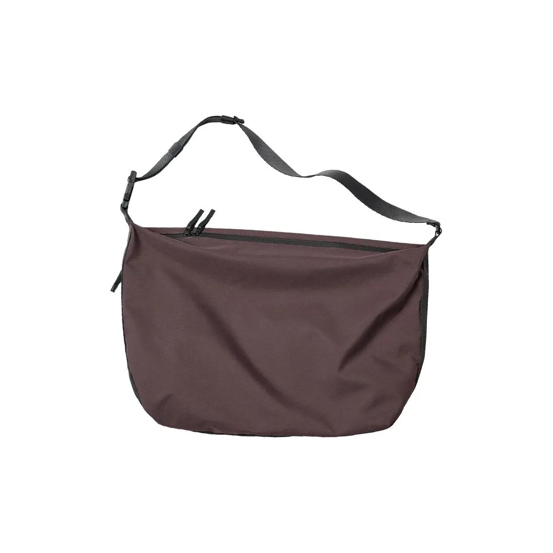 UNIQLO Полиэстер Плечо Сумка Унисекс Темно-Коричневый