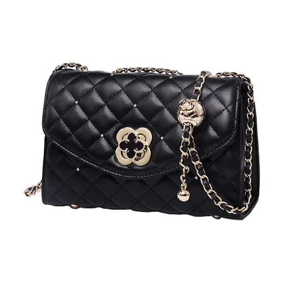 Narandu Сумка из коровьей кожи с синтетической кожей цепочка сумка через плечо маленькая женская черный экрю