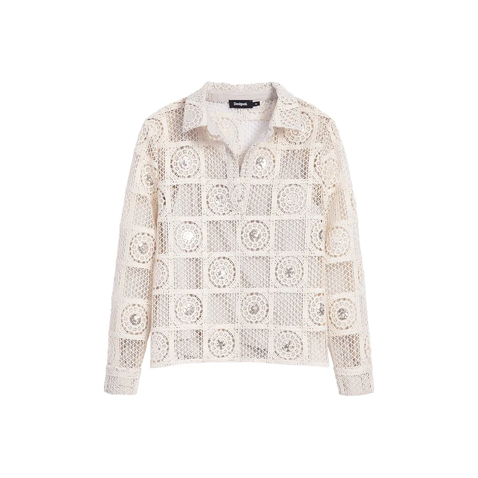 Desigual Бежевые Женские Рубашки