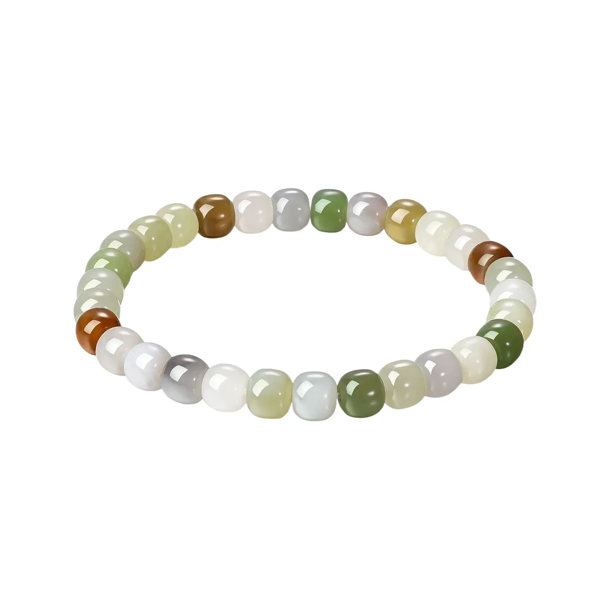 NICE CODE Естественный Цветной Глазурный Браслеты Унисекс