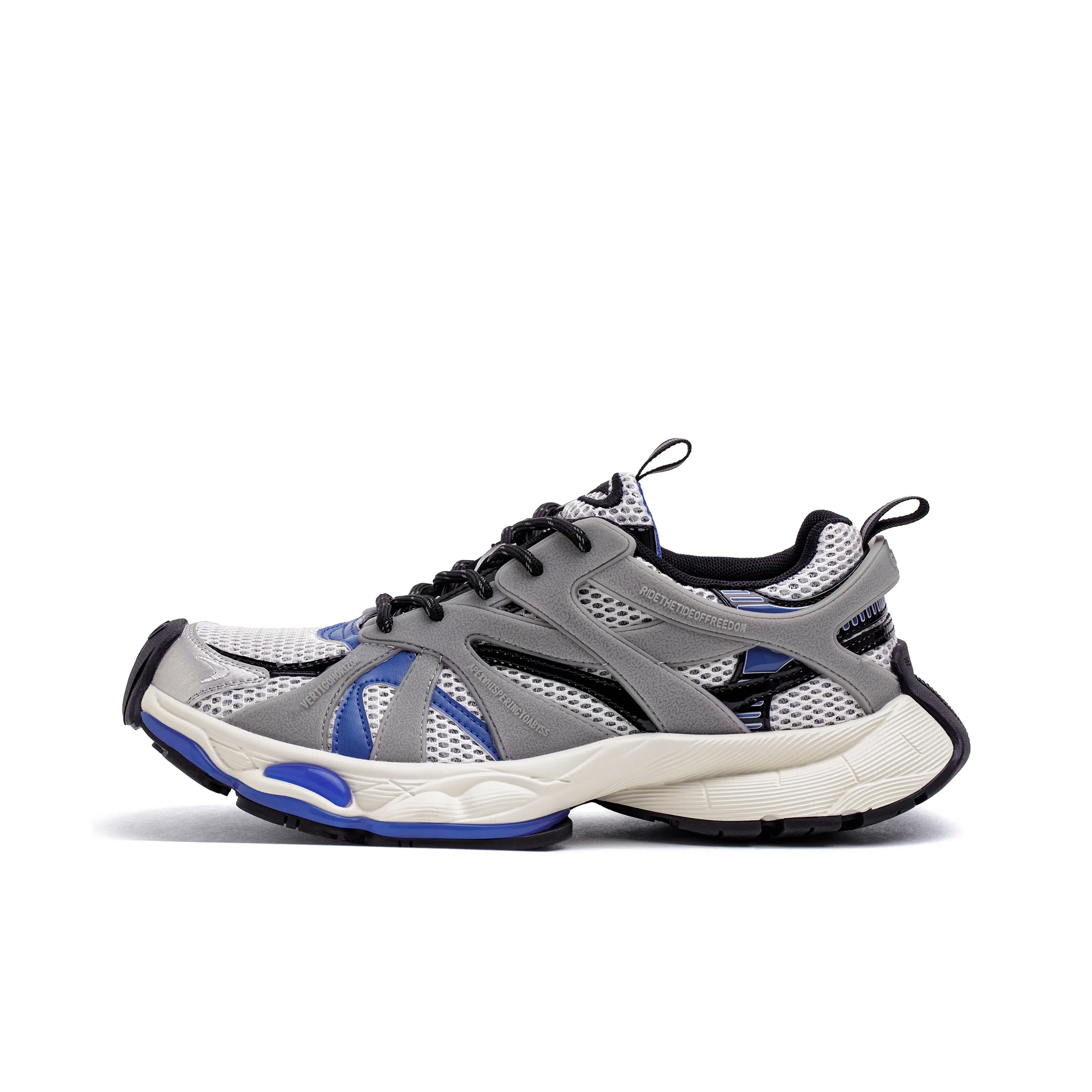 MADEN Толстая подошва Низкий топ Пламя Синий Мужской