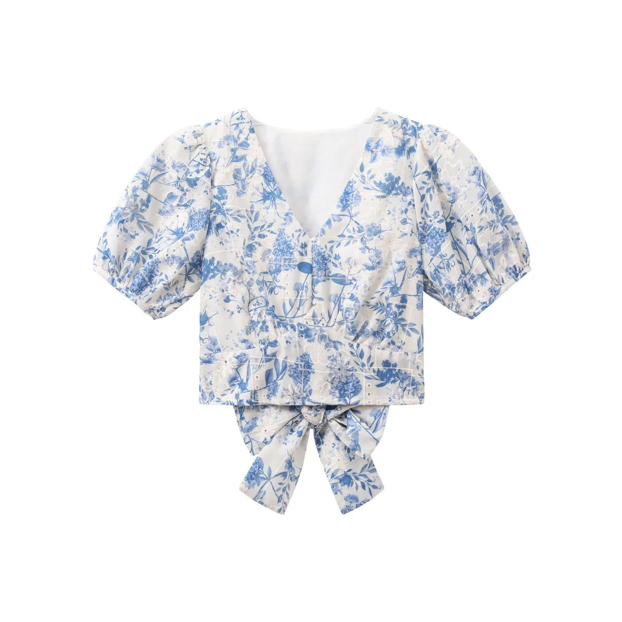 Another alley Синий и Белый Синий Женские Рубашки