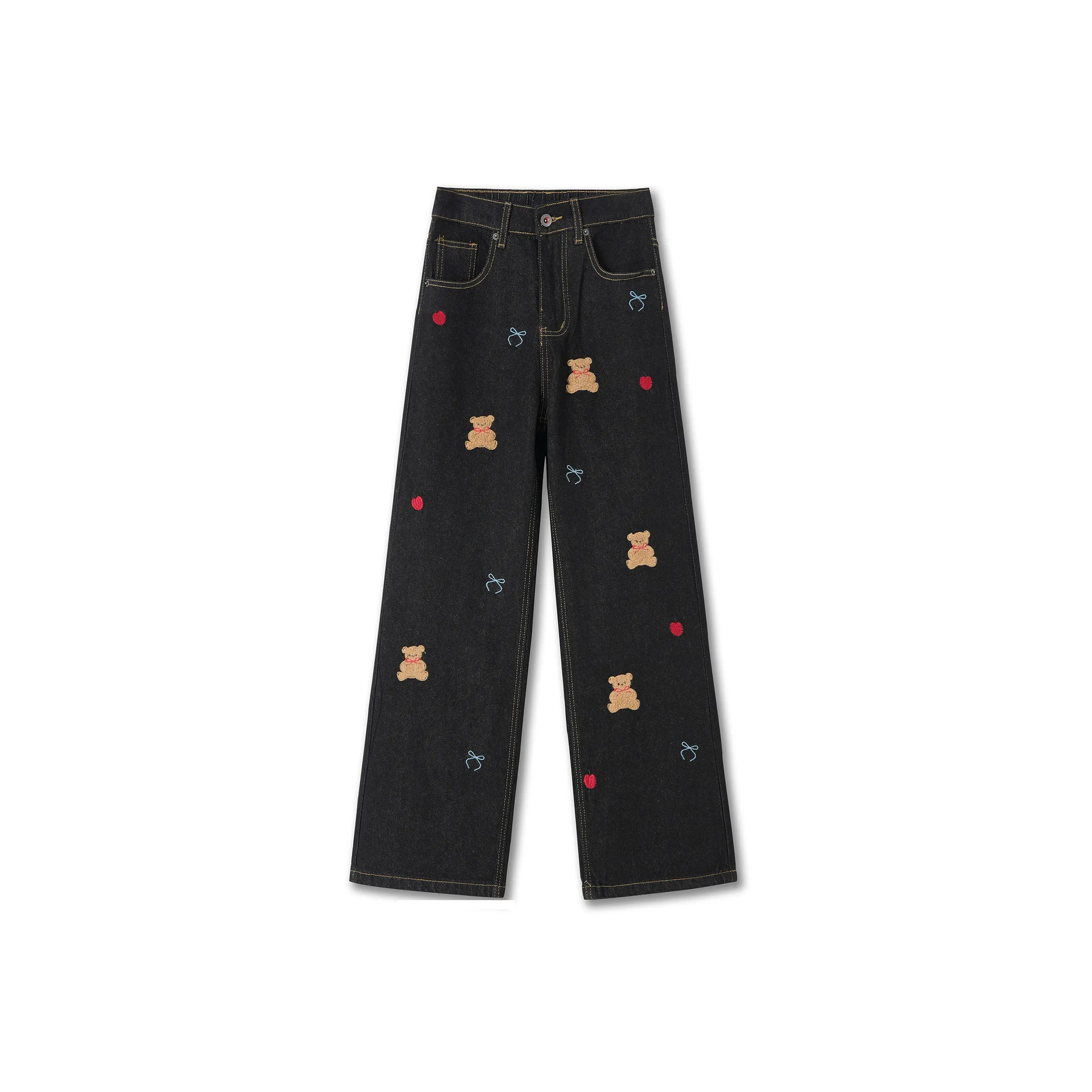 ESSEDANCES Черные Унисекс Джинсы