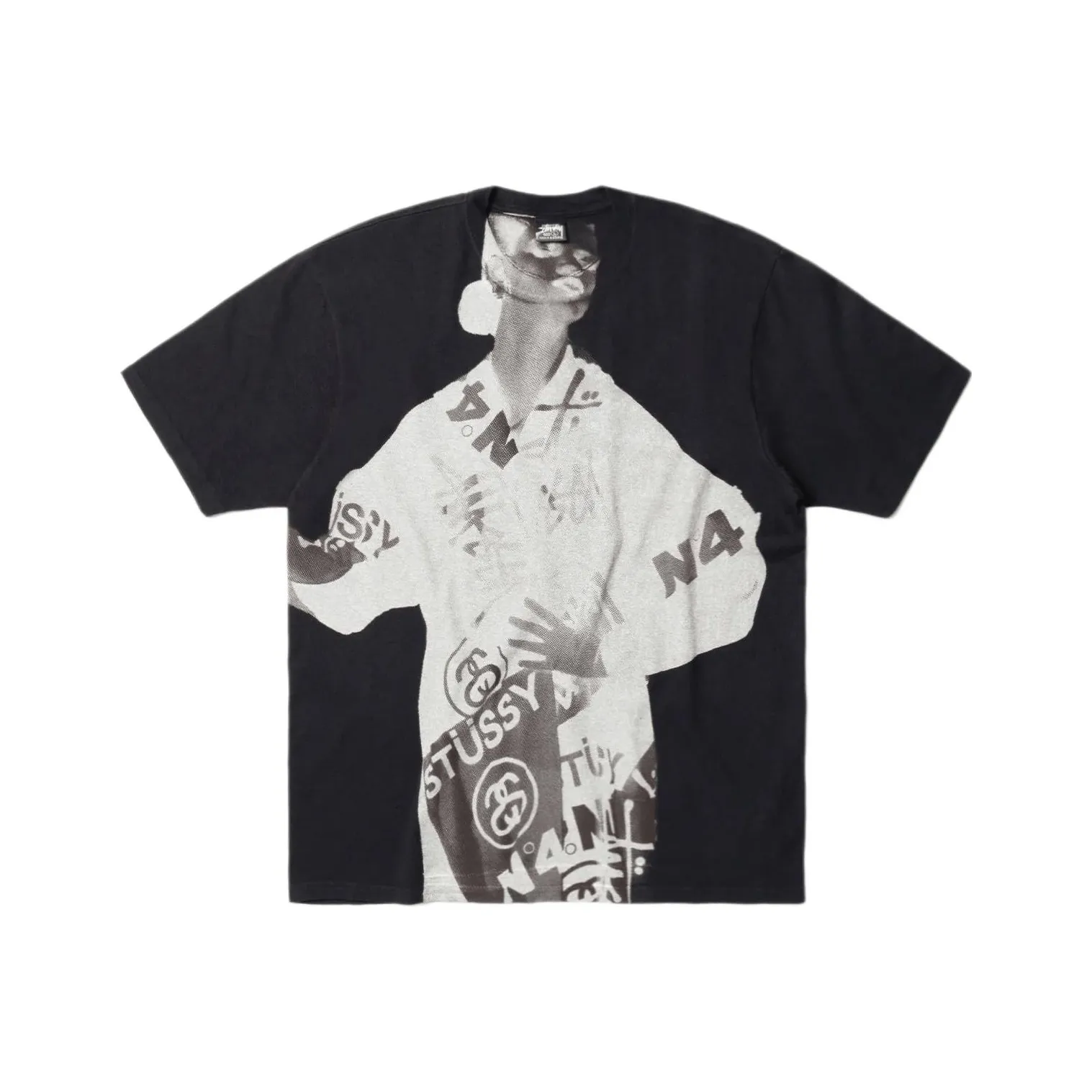 Stussy FW25 Париж Т-рубашка Унисекс