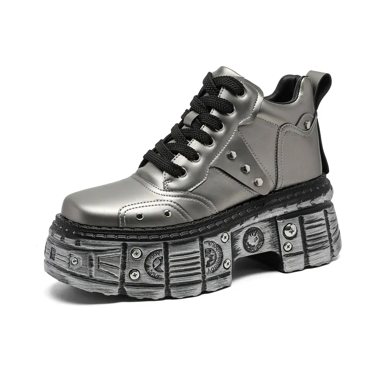 DY Короткий MID Голень Мартин Ботинок Мужской