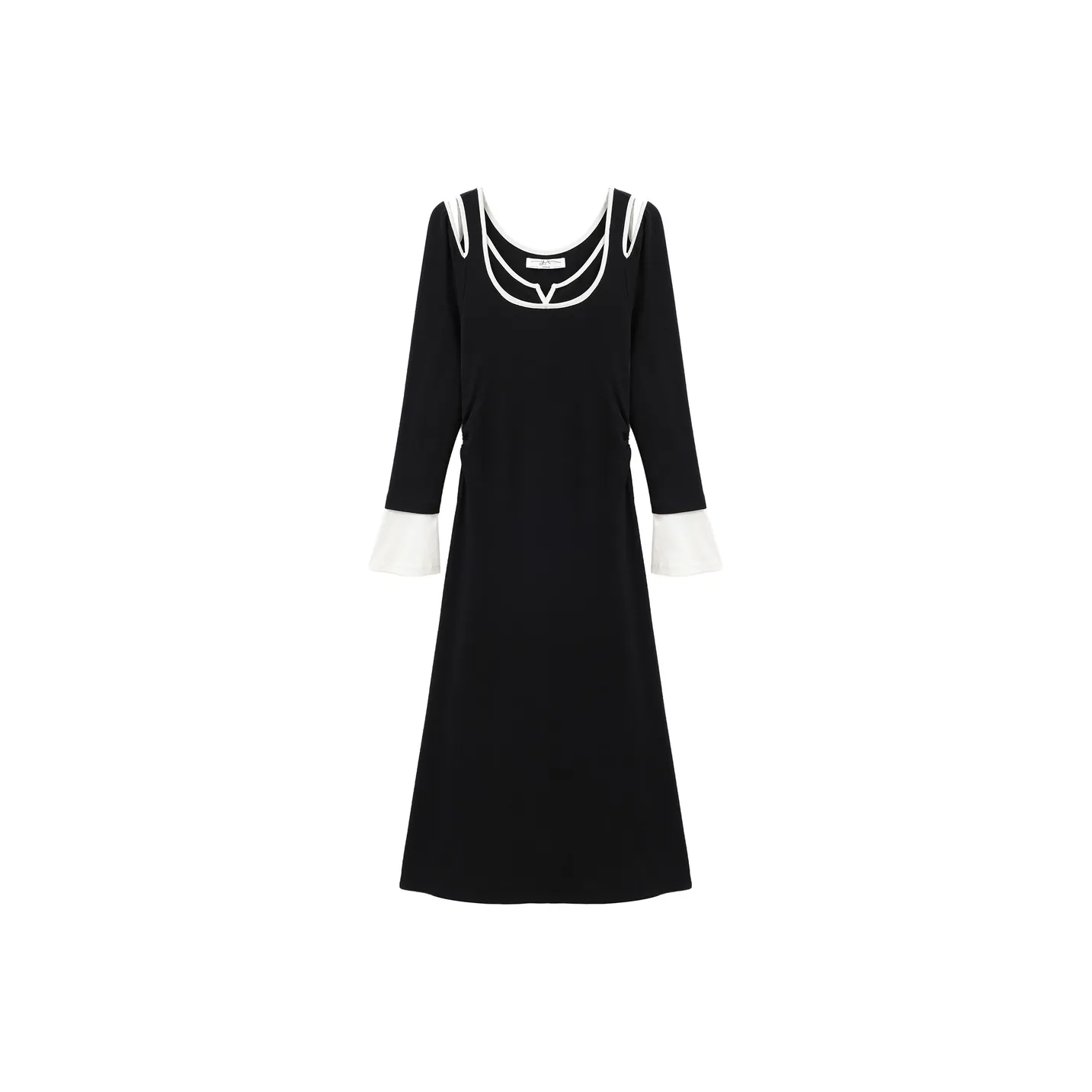 Another Alley Осенний Длинный Длинный Рукав Платье HIGH RISE Тип Женский