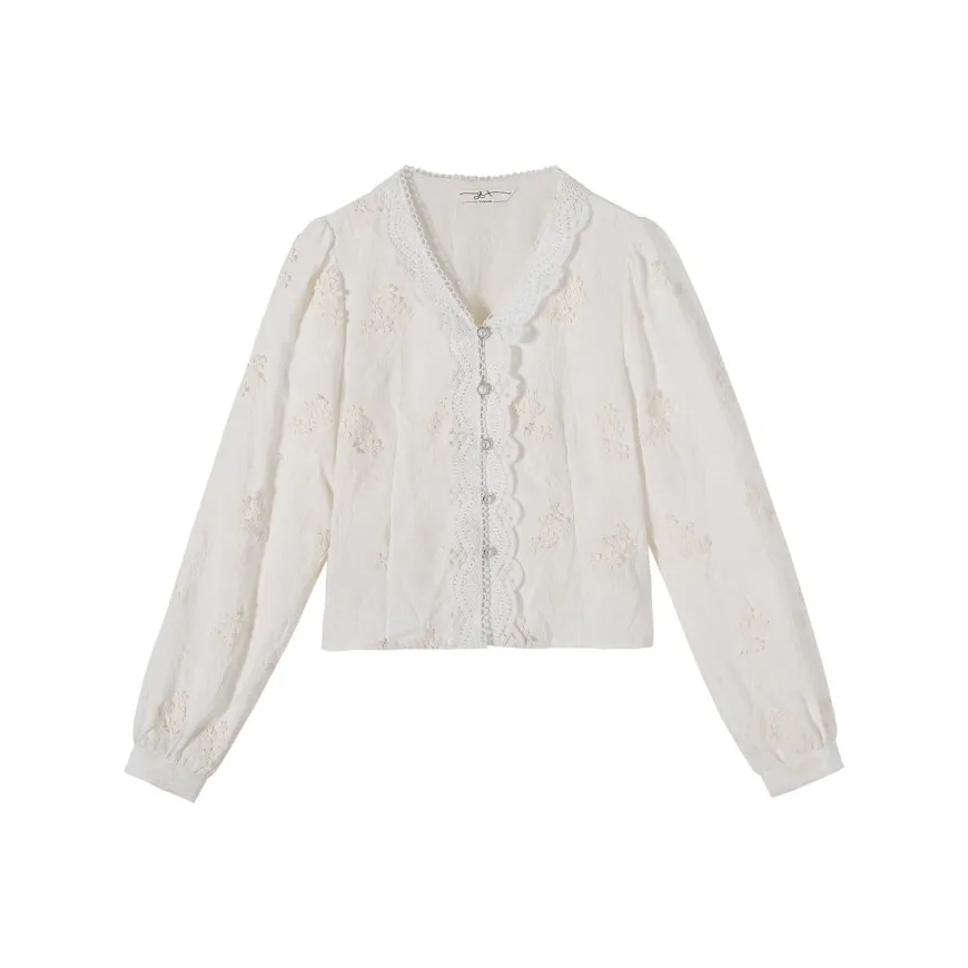 Another alley Светло-абрикосовые Женские Рубашки