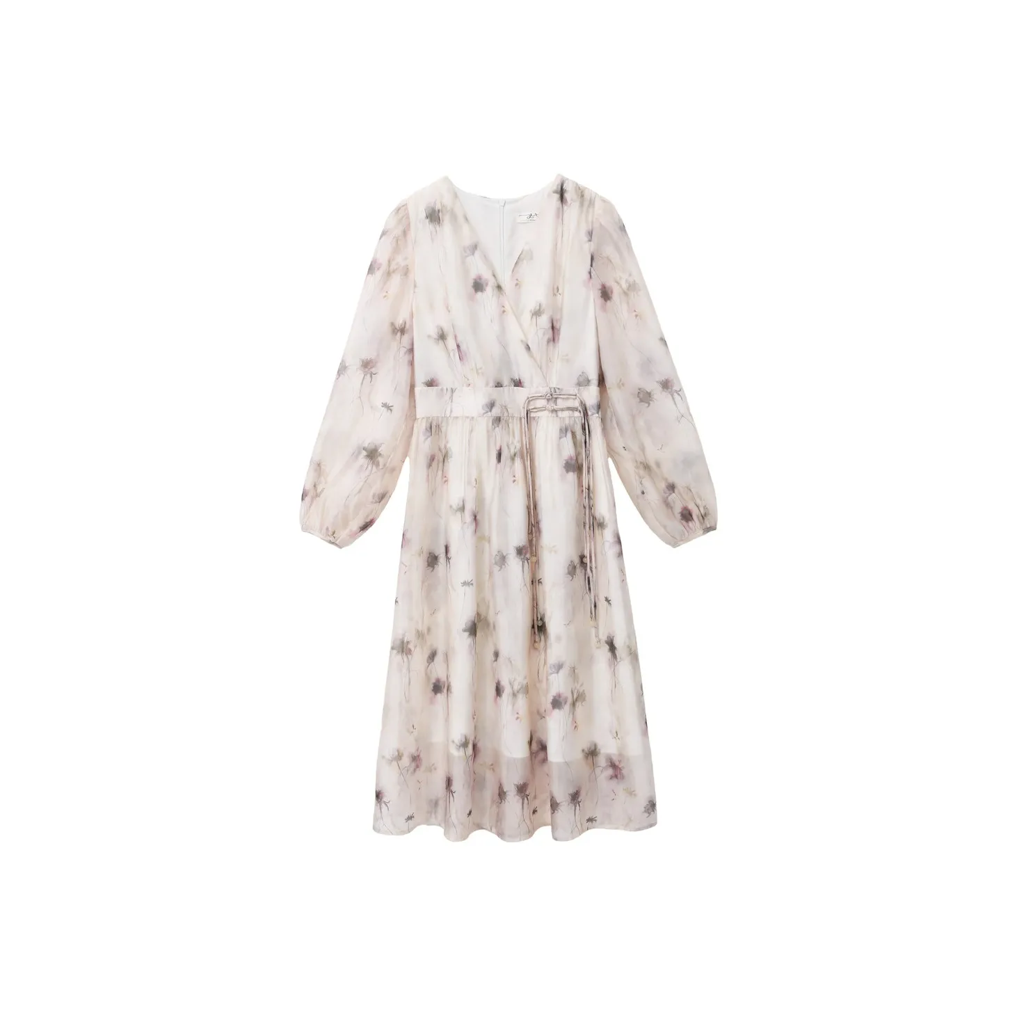 Another Alley Длинное платье с длинными рукавами женское