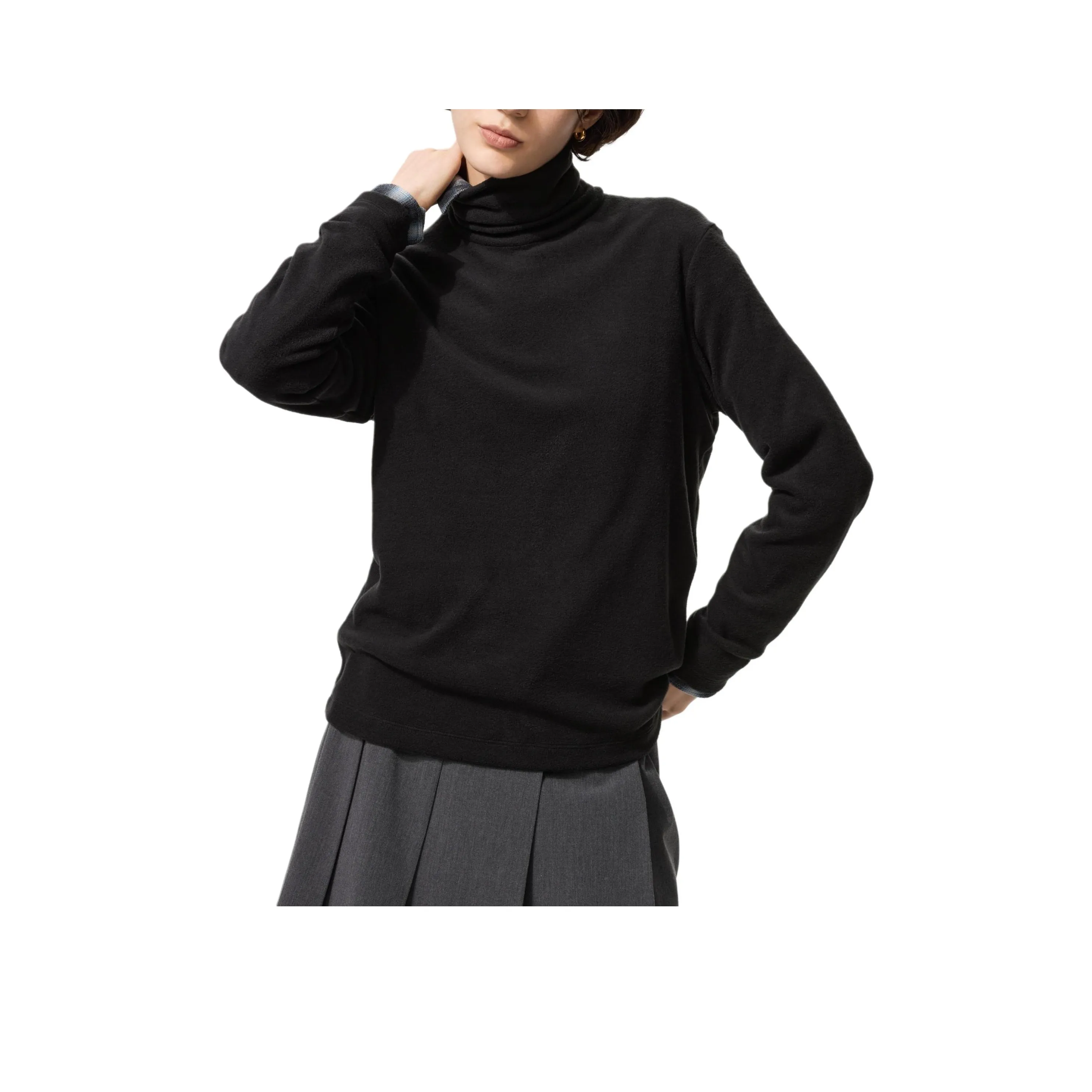 UNIQLO Черные Женские T-рубашки