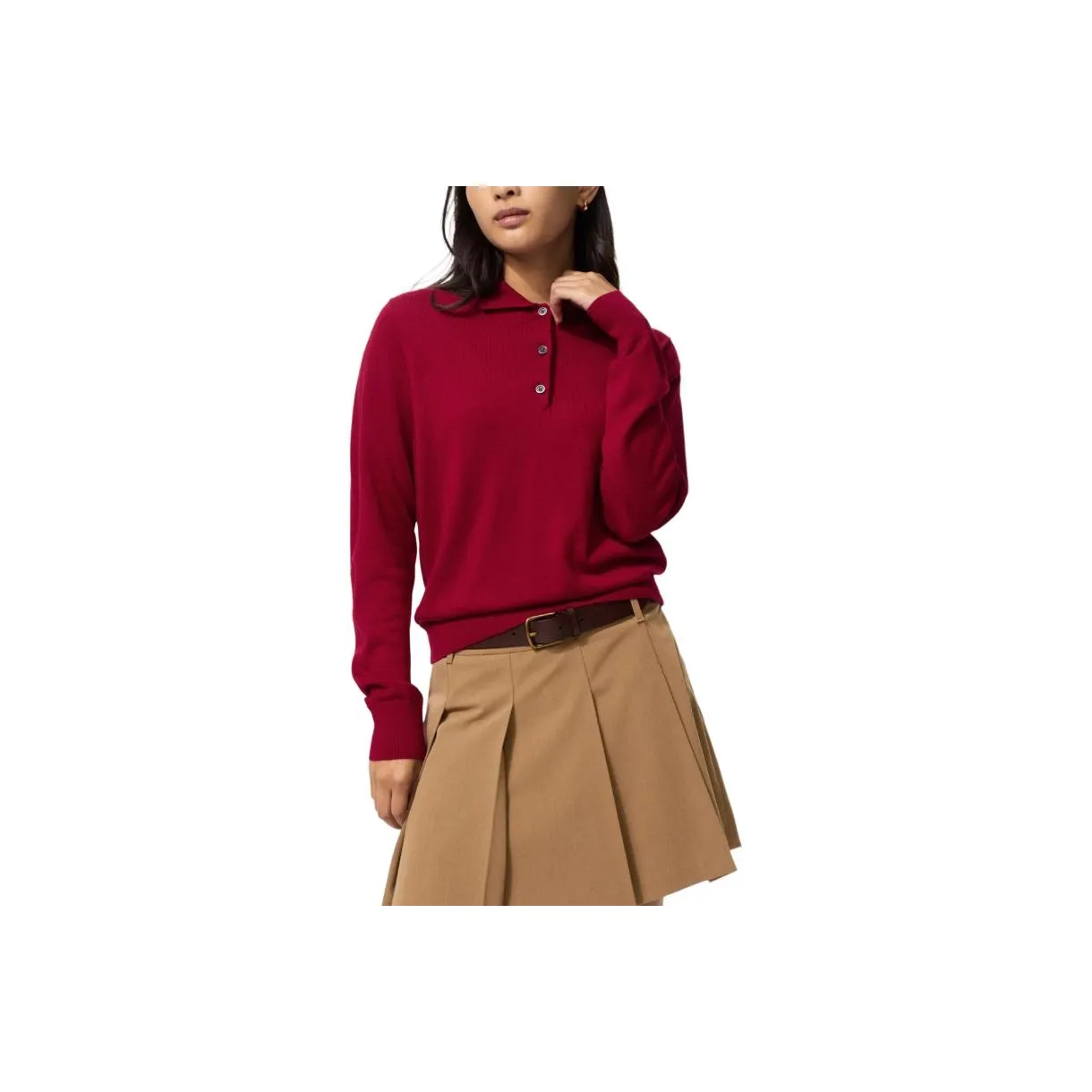 UNIQLO Red Women's Polo