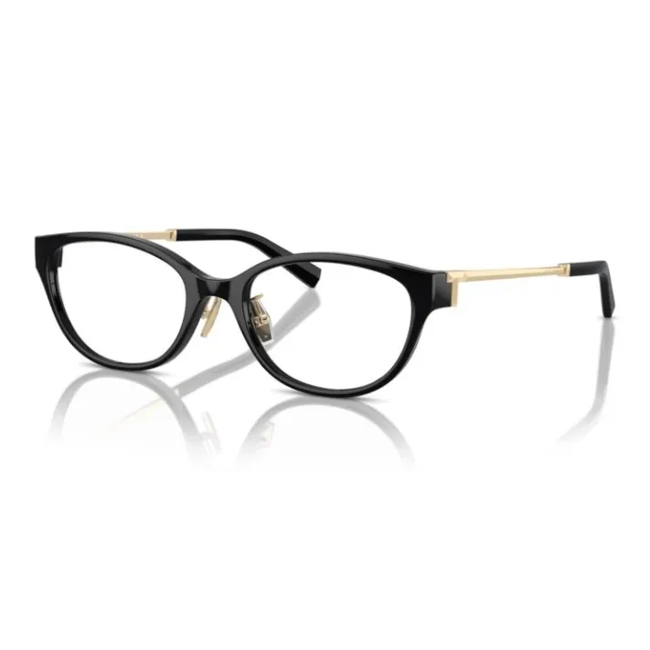 TIFFANY CO. Пластина And Металл Бабочка Оправы для очков Женские Черный
