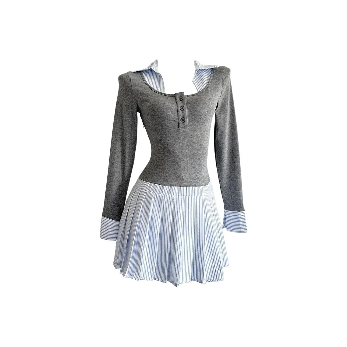 AHDO Длинное платье с длинными рукавами женское