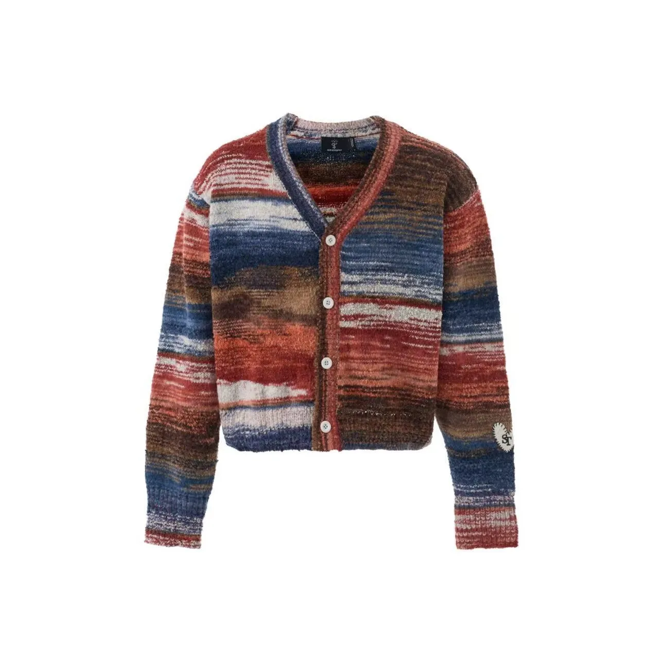 STEEPC Длинный рукав Кардиган Свитер Унисекс