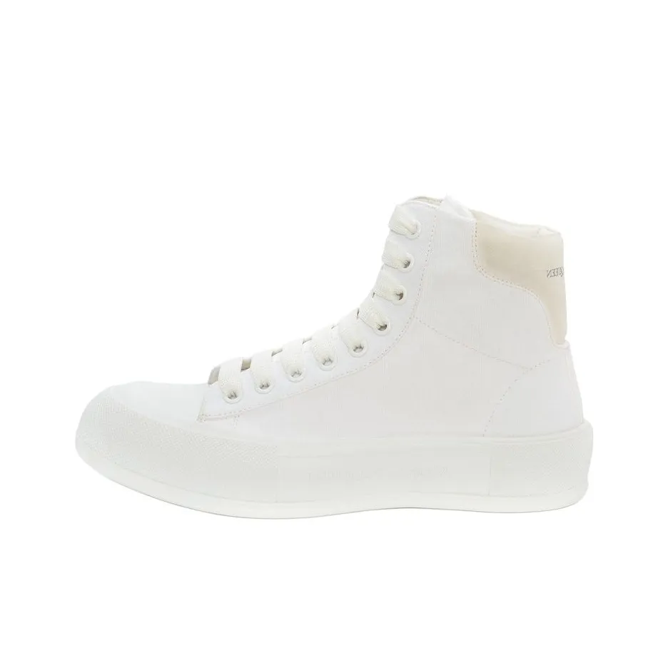 McQ Alexander McQueen Deck Plimsoll Стильные Скейтбординги Мужской Белый
