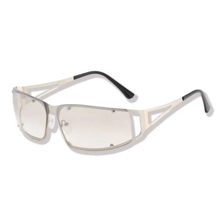 Infinite Bunny Металл Прямоугольный Солнцезащитные очки Унисекс