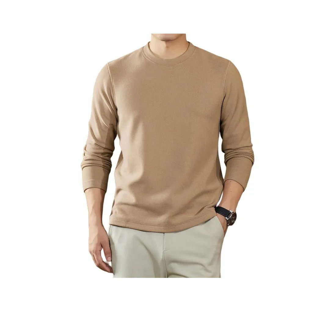 Vintage Cars Длинный рукав Свитшот с круглым вырезом Мужской