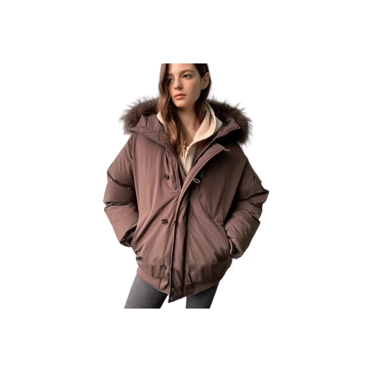 Cotton Gene Хлопковый пуховик женский