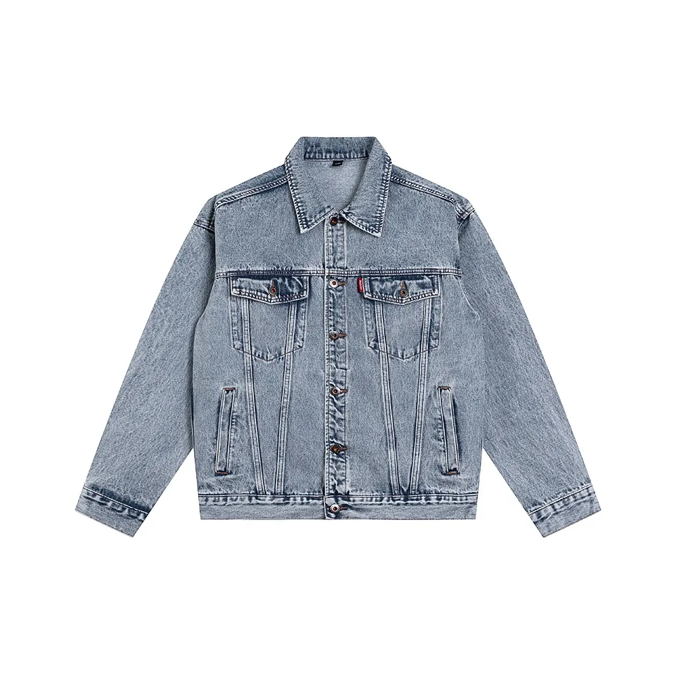 NOTFORMAD Отбеленный Синий Унисекс Джинсовые куртки