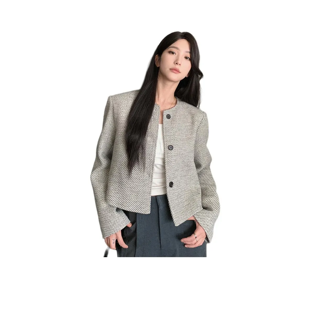 MUCCHIC Овсяный Женские Куртки