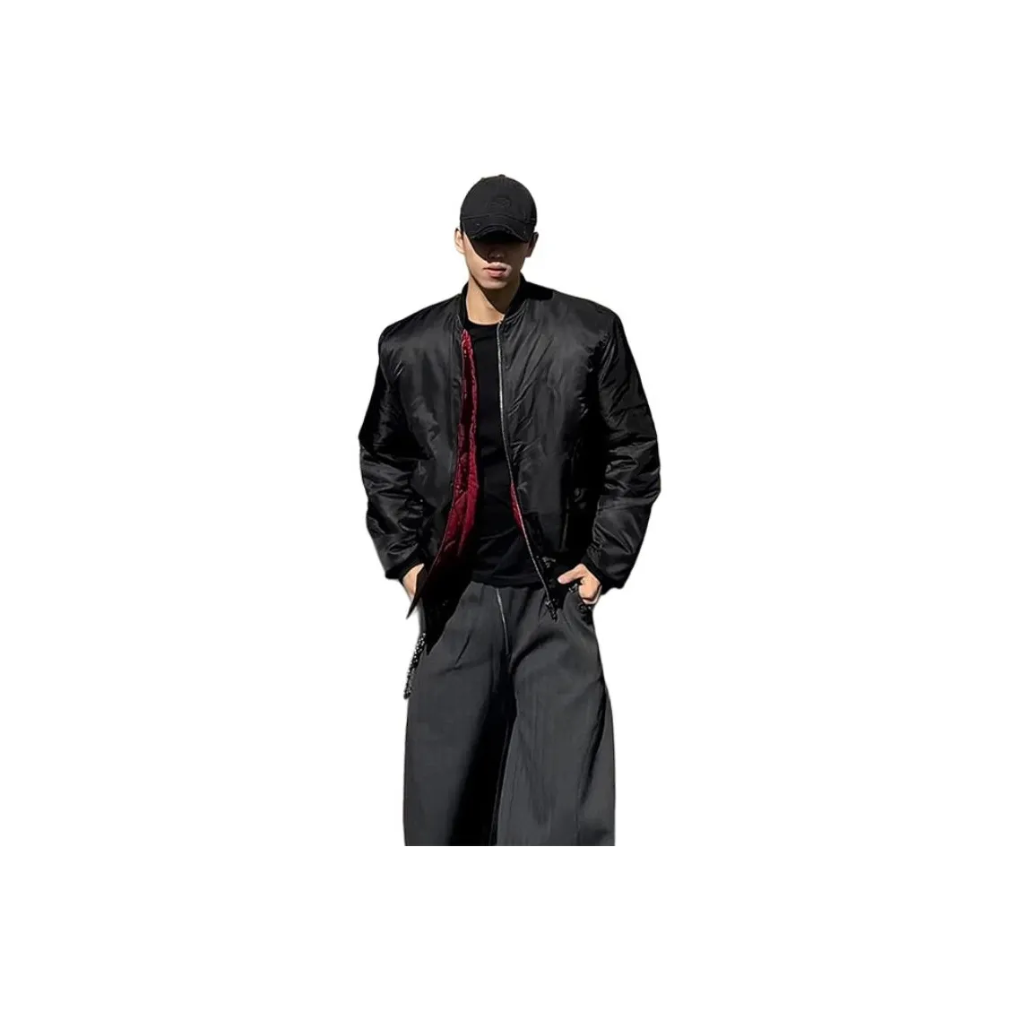 BEAR UNION Черный Красный Унисекс Куртки